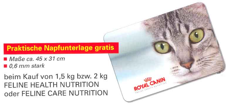 Royal Canin Futterplatz